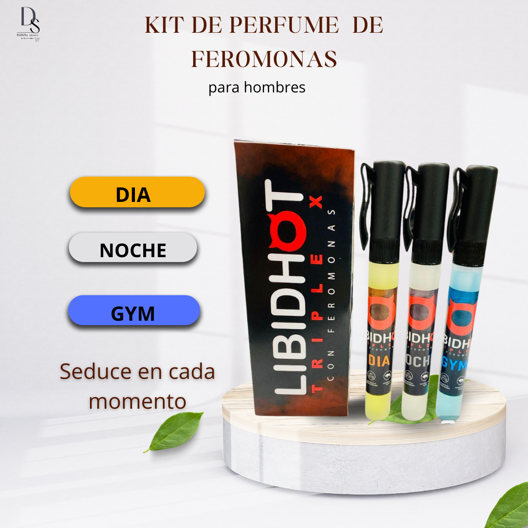 KIT DE PEFUMES DE FEROMONAS.UNO PARA CADA OCASION😍