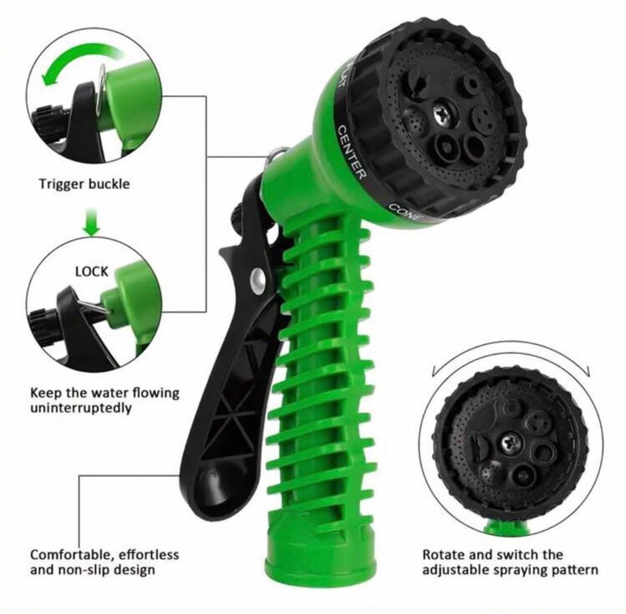 MANGUERA MAGIC HOSE ESPANSIBLE  50,75,100 y 150 PIES DE LARGO