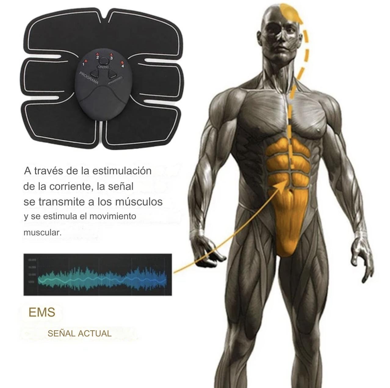 Masajeador,Estimulador y reductor 5 en 1.Da masajes a la misma vez que tonificas los músculos