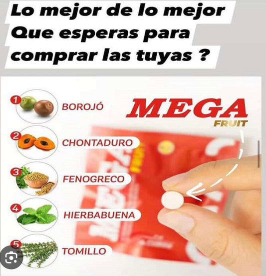 Mega Fruit x4 Pastillas