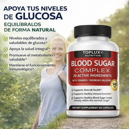 BLOOD SUGAR COMPLEX – APOYO NATURAL PARA EL AZÚCAR EN LA SANGRE