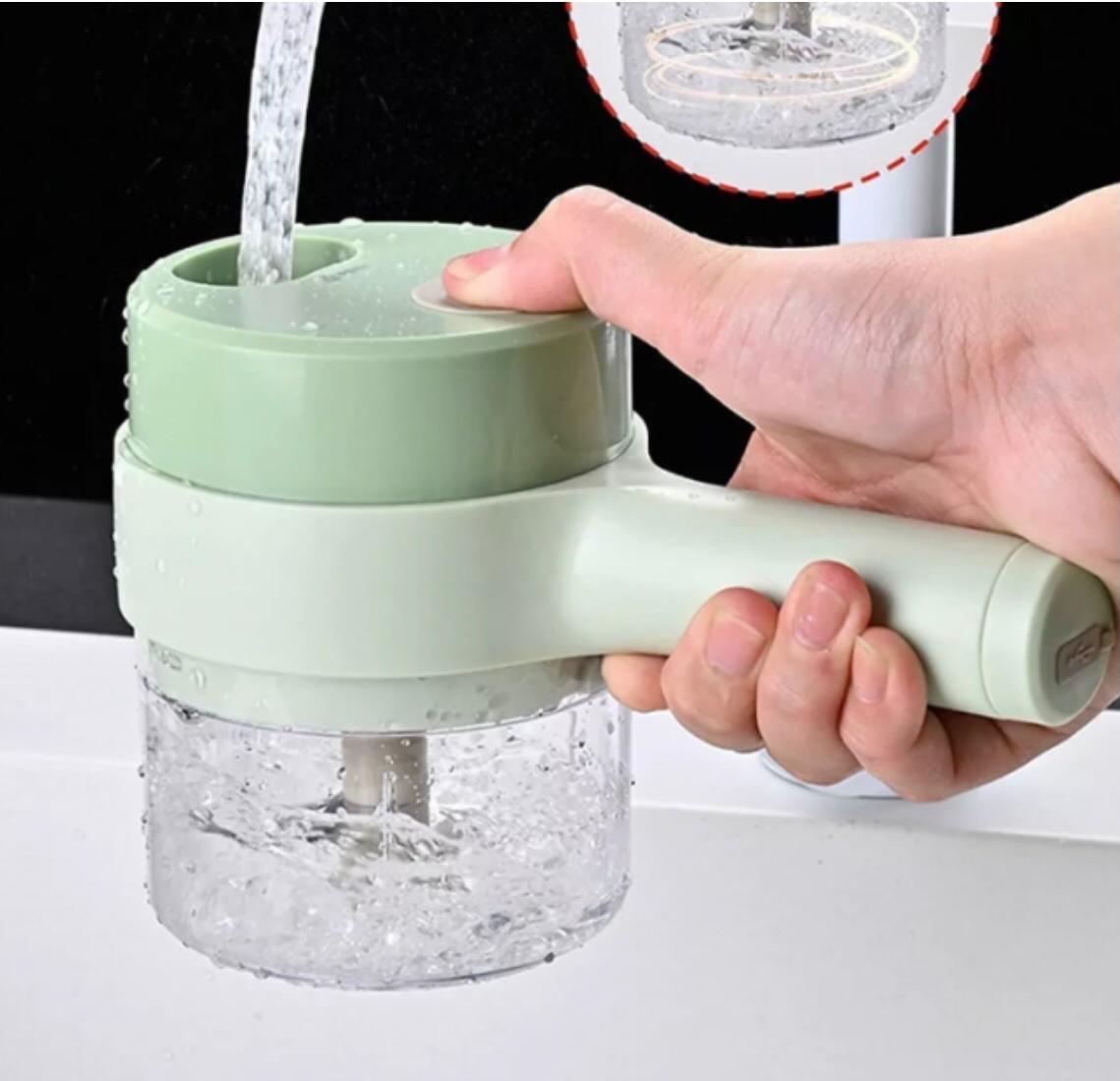 PICADOR DE VEGETALES Y CARNES 4 en 1